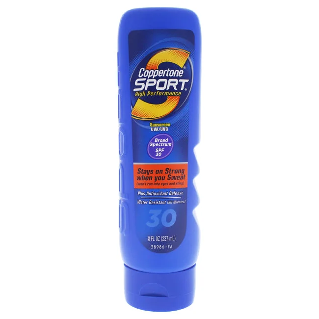 hydrating SPF sunscreen-Coppertone Coppertone Sport Sunscreen SPF 30 by Coppertone for Unisex - 8 oz Sunscreen