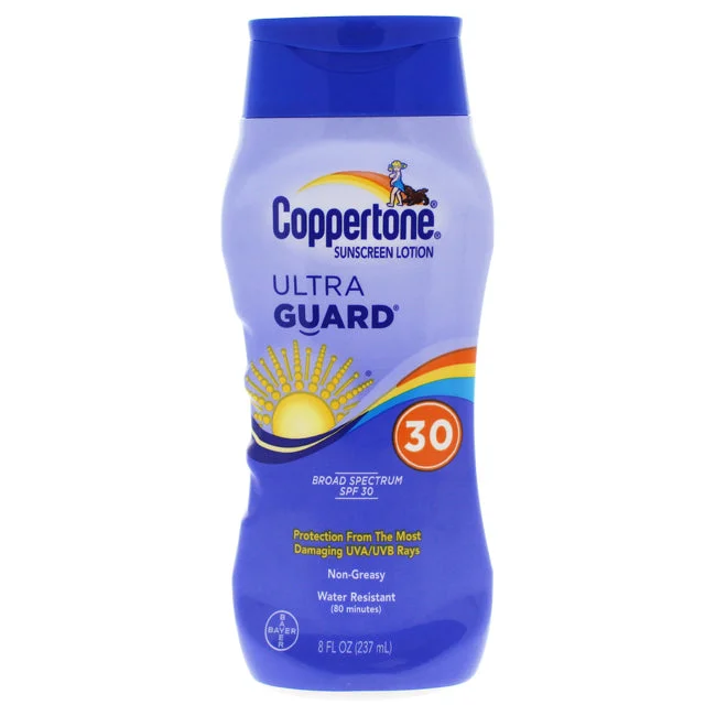 natural zinc sunscreen-Coppertone Coppertone Ultra Guard Sunscreen Lotion SPF 30 by Coppertone for Unisex - 8 oz Sunscreen