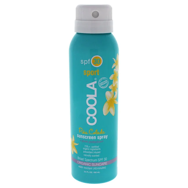 nourishing sunscreen lotion-Coola Sport Sunscreen Spray SPF 30 - Pina Colada by Coola for Unisex - 3.4 oz Sunscreen