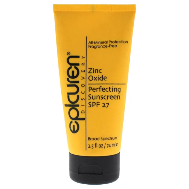 rapid-dry sunscreen spray-Epicuren Zinc Oxide Perfecting Sunscreen SPF 27 by Epicuren for Unisex - 2.5 oz Sunscreen