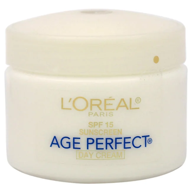 non-shiny sunscreen-LOreal Professional Age Perfect Sunscreen SPF 15 Day Cream by LOreal Professional for Unisex - 2.5 oz Day Cream (Unboxed)