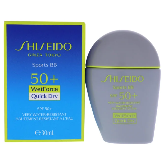 gentle SPF sunscreen-Shiseido Sports BB WetForce SPF 50 - Medium by Shiseido for Unisex - 1 oz Sunscreen