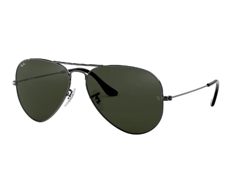 adjustable nose sunglasses-AVIATOR LARGE METAL 3025 W0879 58