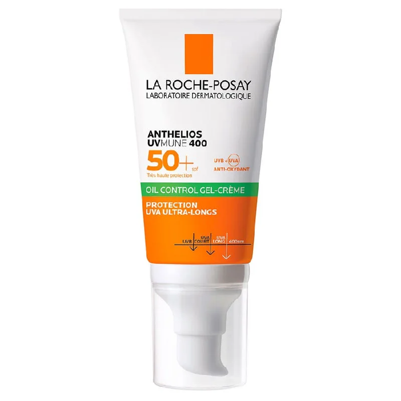 zinc-based sunscreen lotion-Scented Gel Cream SPF50+ 50ml Anthelios La Roche-Posay