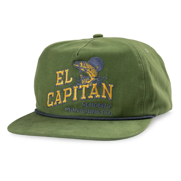 adjustable raffia sun hat-El Capitan Hat - Green