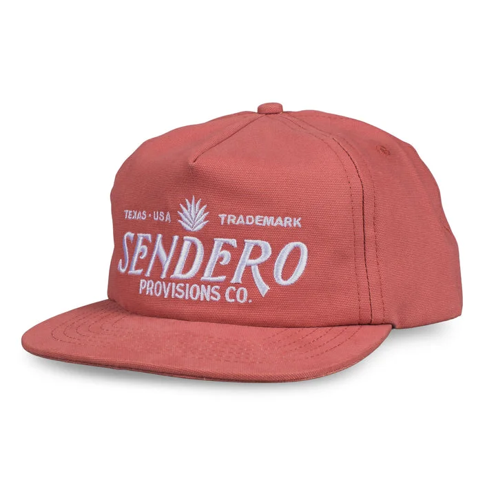 elegant straw sun hat-Logo Hat - Red