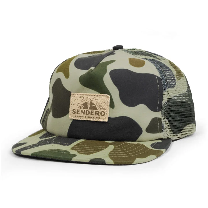 tropical floral sun hat-Migration Hat - Camo