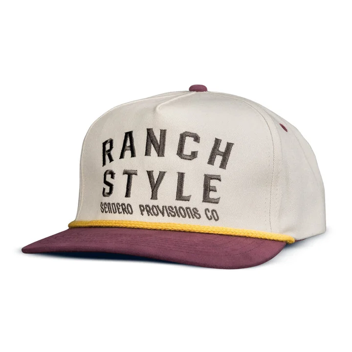 stylish bucket sun hat-Ranch Style Hat - White