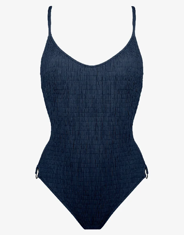 Solid Crush Swimsuit - Night Blue