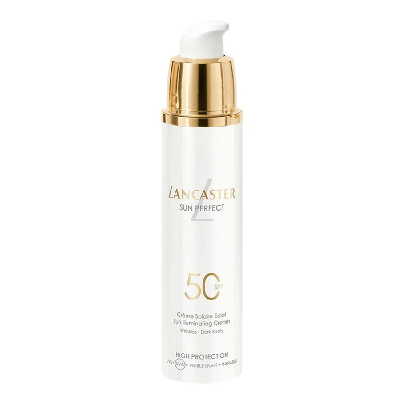 fragrance-free sunscreen-SPF50 Anti-Wrinkle Radiance Cream 50ml Sun Perfect Lancaster