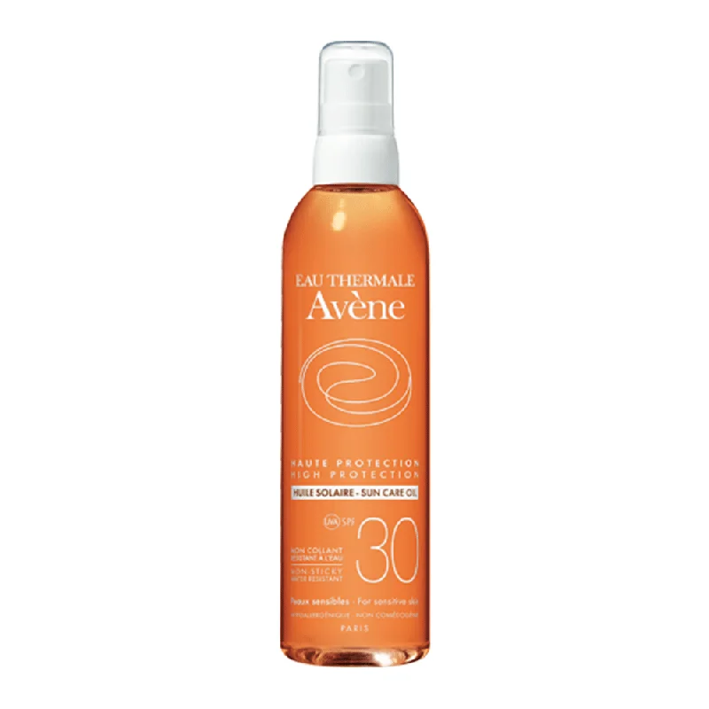 non-oily sunscreen-Sun Oil Spf30 200ml Solaire Avène