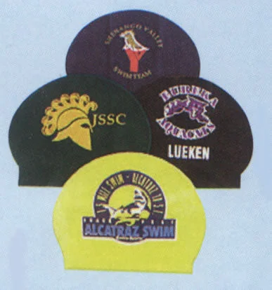 eco-friendly sun hat-SUNY Maritime Junior Swim Team  Custom Silicone Caps Custom Swim Caps