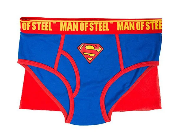 quick-dry cotton sun hat-Superman Caped Brief Underwear