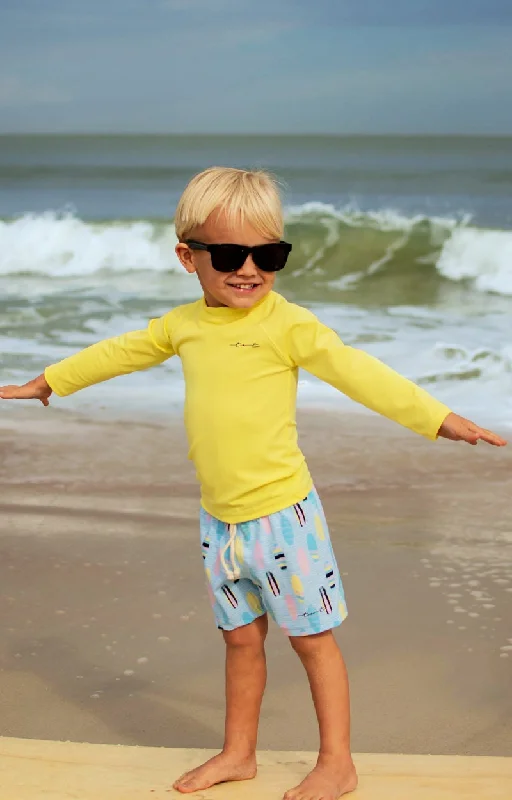 Surf's Up Sun Shirt and Swim Trunk Set