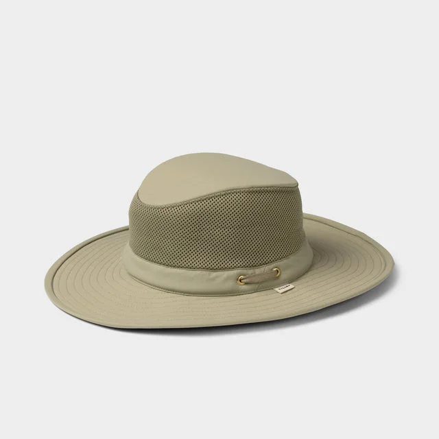 packable visor sun hat-LTM8 Airflo Lightweight Mesh Hat - Khaki/Olive Airflo