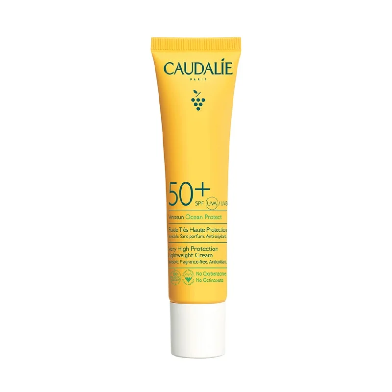 clear finish sunscreen-Very High Protection Fluid SPF50+ 40ml Vinosun Caudalie