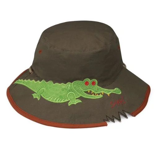 packable visor sun hat-WALLAROO Boy's Crocodile UV Sun Hat