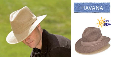 UV-protective sun hat-WALLAROO Men's Havana Hats