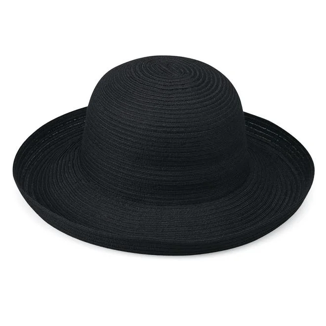 tropical wide-brim sun hat-WALLAROO Sydney Women's Sun Protection Hat