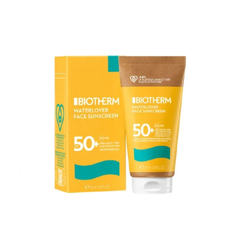 oil-free sunscreen-WaterLover Face Cream Spf50 50ml Biotherm